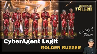 CyberAgent Legit score Simon Cowell's GOLDEN BUZZER | Auditions | BGT 2024 (Reaction)