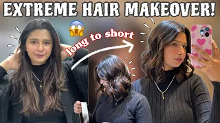 *EXTREME* Hair Transformation Long to Short + a Gift to Myself♥️ || Rupal Yadav Vlogs