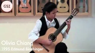 Bach's 'Prelude, BWV 998' played by Olivia Chiang on a 1995 Edmund Blochinger