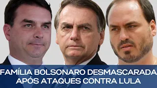 FAMÍLIA BOLSONARO DESMASCARADA APÓS ATAQUES CONTRA LULA