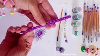 Técnicas para fazer caneta Customizada com glitter e cola transparente sem estourar a caneta