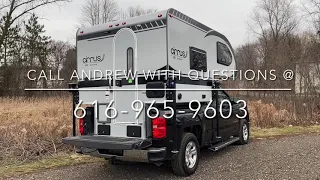 2021 NUCAMP CIRRUS 620 4 SEASON truck camper - lightweight off-grid UNDER 1500# Grand Rapids, MI VRV