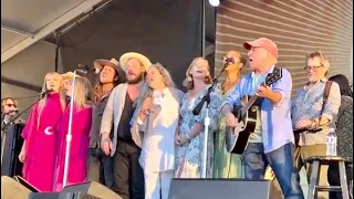 Paul Simon “The Boxer” w/ Lukas Nelson, Natalie Merchant and friends at Newport Folk, July 23, 2022