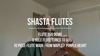 Shasta Flutes 10 piece Flute 155