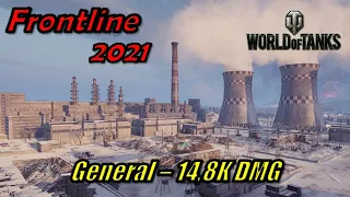 World of Tanks - Frontline 2021 - Kraftwerk | General - 14,8K DMG | #2