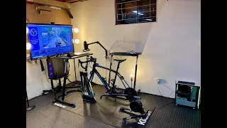 Pain Cave Tour and Streaming Setup - Zwift