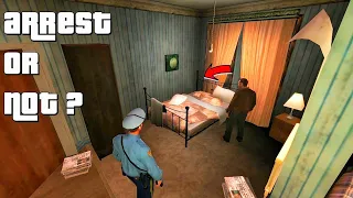 Will 1 Star Wanted Level Cop Arrest Niko Before Sleeping ?? GTA 4 -  Logic