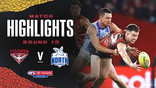 Essendon v North Melbourne Highlights | Round 10, 2024 | AFL