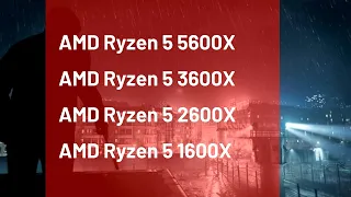 AMD Ryzen 5 5600X vs AMD Ryzen 5 3600X vs AMD Ryzen 5 2600X vs AMD Ryzen 5 1600X | Testing 13 games