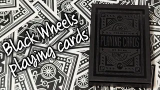 Daily deck reviews day 160 - Black Wheels playing cards By Art of Play and DKNG