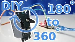 DIY servo 180 to 360 | ทำเองก็ได้ EP.13