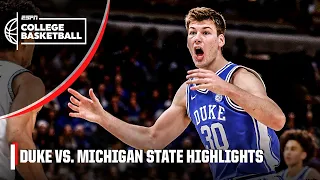 Duke Blue Devils vs. Michigan State Spartans | Full Game Highlights