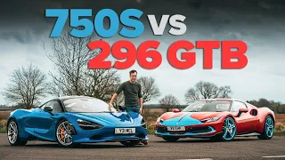 McLaren 750S vs Ferrari 296 GTB | Who makes the better supercar?