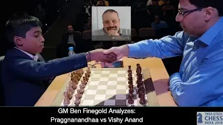 GM Ben Finegold Analyzes: Praggnanandhaa vs Vishy Anand | Tata Steel Chess India Blitz 2018