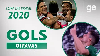 OS GOLS DOS JOGOS DE IDA DAS OITAVAS DE FINAL DA COPA DO BRASIL 2020 | LISTAS | ge.globo