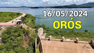 Sensacional Açude Orós dados atualizados hoje 16/05/2024 - ORÓS CEARÁ