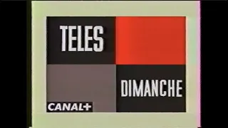 CANAL+ - 1996 - Télés dimanche - Démission JP Elkabbach