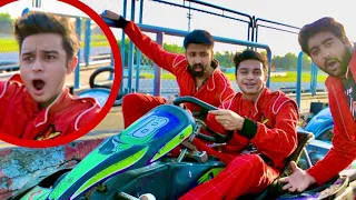 RACING FOR 10,000 Rupees IN GO KARTS!!