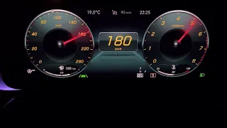 Mercedes-Benz A200 1.3T (163HP) acceleration 0-230 KM/H