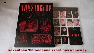 seventeen 2023 seasons greetings unboxing | LONNI