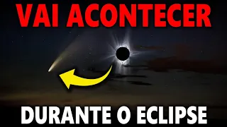 EXPLOSÃO SOLAR E COMETA PODERÃO SER VISTOS DURANTE O ECLIPSE SOLAR DE 8 DE ABRIL DE 2024