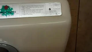 Early 2000s World Dryer Model XA5 hand dryer @ Lowe's in Fircrest Tacoma WA....