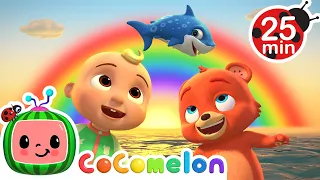 NEW Baby Shark + Colors song + More Cocomelon Animal Time Nursery Rhymes for Kids