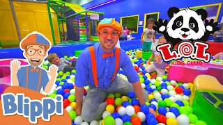 Blippi Visits LOL Kids Indoor Play Place! | Learn Shapes & Colors | Educational Video for Toddlers