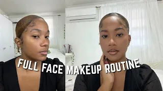 FULL FACE MAKEUP ROUTINE | beginner friendly with product details