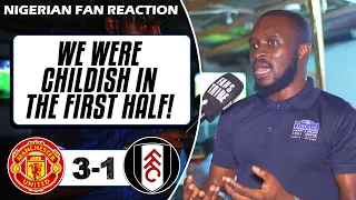 MANCHESTER UNITED 3-1 FULHAM  ( Chuka - NIGERIAN FAN REACTION) PREMIER LEAGUE HIGHLIGHTS 2022-2023