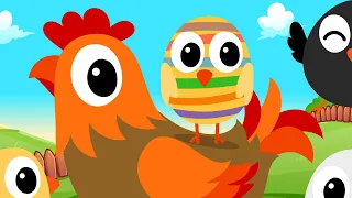 CHICKEN - Upbeat Kids Song - Let's learn colors - Very Simple Song