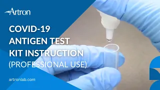 COVID19 Antigen Test Kit Instruction of Use ( Professional Use) | Artron Laboratories