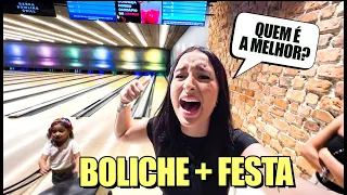 NOITE DE BOLICHE + FESTA COM AMIGOS!