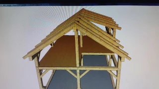 20' x 24' Timber Frame - Cabin