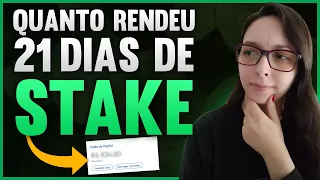 QUANTO RENDEU 21 DIAS DE STAKE NA BINANCE | STAKE DE BNB