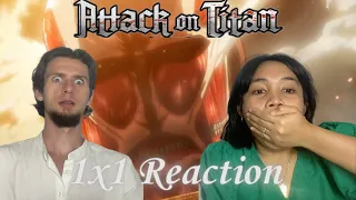 Attack on Titan 1x1- Anime NOOB couple react