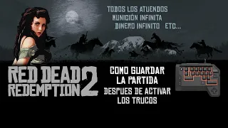 Red Dead Redemption II - COMO GUARDAR LA PARTIDA DESPUES DE ACTIVAR LOS TRUCOS