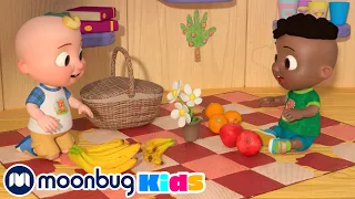 Treehouse Picnic | CoComelon Sing Along | Learn ABC 123 | Fun Cartoons | Moonbug Kids