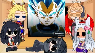 pro héroes reacción a Goku (goku dimensión de mha) (mike 2.0)