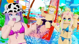 САМЫЕ ДОРОГИЕ ГОРКИ В АКВАПАРКЕ НЕ РАБОТАЮТ! Roblox Star Water Park Tycoon