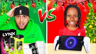 CHEAP VS EXPENSIVE CHRISTMAS PRESENTS CHALLENGE 🎁