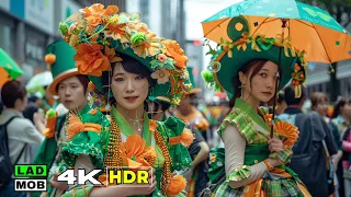 St Patrick’s Day in Tokyo 2024 | Japan Celebrating Irish Festival in 4K HDR
