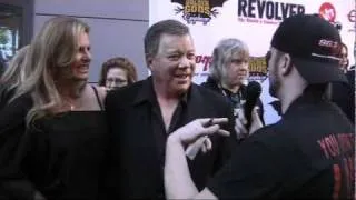 William Shatner From The Black Carpet Of The Golden Gods On 'Rockstar Radio™"