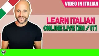 Practice Intermediate Italian Comprehension and Conversation: Learn Italian Online LIVE [IT]