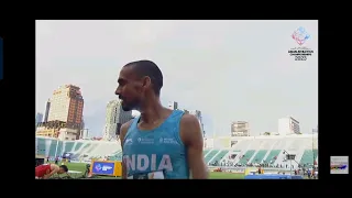 asian championship 1500m.... Ajay Kumar Saroj 🥇 gold 🪙.