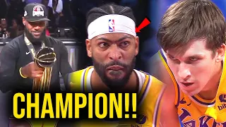 CHAMPION na ulit si LeBron James wala nito si Jordan, gigil na gigil si Anthony Davis!