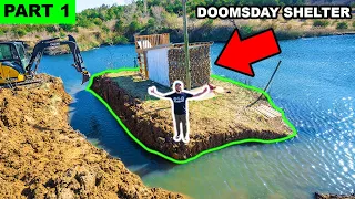 Building a PRIVATE ISLAND in My BACKYARD!!! (Part 1)