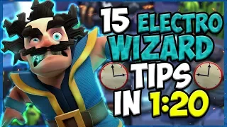 15 QUICK Tips About: Electro Wizard⚡- Clash Royale