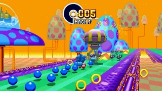 Sonic Mania - All Emeralds Sonic + Tails Speedrun in 56:16