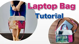 DIY Laptop Bag with 6 pockets /11", 13" and 15" Laptop sizes.